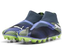 PUMA Mixte Future 7 Match+ LL FG/AG Soccer Shoe, Gray Skies White-Fizzy Apple, 39 EU