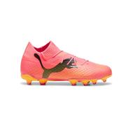 PUMA Future 7 Pro Crampons de football artificiels pour enfants - Blanc, rose, 12 Big Kid