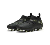 PUMA Future 8 Match FG/AG Jr Chaussure de Football, Black Fizzy Light Green Terrain, 34 EU