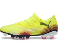 Puma Future 8 Match FG/AG Low Chaussure de football unisexe jaune fluo noir rose Gr 44,5