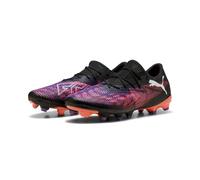 Puma Chaussure de football Future 8 Match Low FG/AG Unisexe Puma Black-Puma White-Glowing Red