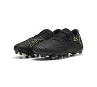 Puma Future 8 Match Low FG/AG Chaussures de Football Unisexes, Puma Noir pétillant Vert Clair Terrain, 44 EU