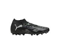PUMA Future 8 Match MG, Chaussure de Football Unisexe, PUMA Black-PUMA Silver-Fluo Green,