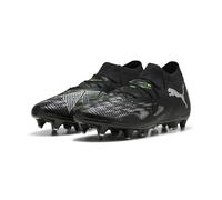 Puma Future 8 Match MXSG, Chaussure de Football Unisexe, Puma Black-Puma Silver-Fluo Green,