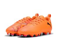 PUMA Chaussures de Football Future 8 Play FG/AG Enfant et Adolescent 37.5, Heat Fire Black Ravish Orange Pink