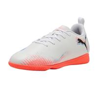 Puma Future 8 Play It JrSoccer Chaussures Unisexes pour Enfants, Puma Puma Blanche, Noire, Rouge éclatante, 30 EU