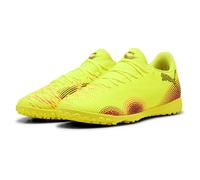 Puma Chaussures de football Future 8 Play TT Unisexe Yellow Alert Puma Black Sun Struck EU 44