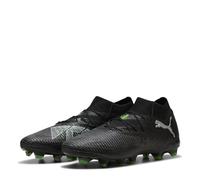 PUMA Future 8 Pro FG/AG, Chaussure de Football Unisexe, PUMA Black-PUMA Silver-Fluo Green,