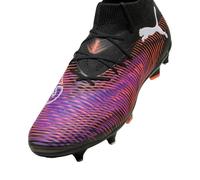 PUMA Future 8 Pro MXSG, Chaussure de Football Unisexe, PUMA Black-PUMA White-Glowing Red,