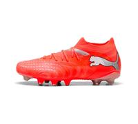 Puma Chaussures de football Future 9 Match FG/AG Unisexe Adulte Rouge/Blanc/Noir/Argent 42,5 EU