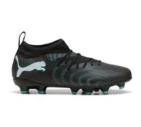 Puma Future 9 Match FG/AG JR Chaussures de Football, Noir-Intense Mint White, 38 EU