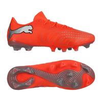 PUMA Future 9 Match Fusion Low Cut FG/AG Unleashed - Rouge éclatant/Blanc/Noir/Argenté - Herbe synthétique (AG)/Herbe naturelle (FG) 43