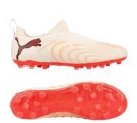PUMA Future 9 Match Laceless MG The Arrival - Amande sucrée/Blanc/Ultra Red/Noir Enfant - Multi Ground (MG) 33