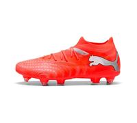PUMA Future 9 Match MXSG Chaussures de Football Unisexe Rouge Brillant Blanc Noir Argent 40 EU, Glowing Red PUMA White PUMA Black PUMA Silver, 40 EU