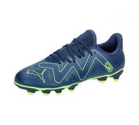 Puma Future Play FG/AG JR, Chaussure de Football, Persian Blue-Pro Green,
