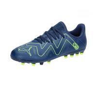 PUMA Future Play MG Jr Chaussures de Football Unisexes pour Enfant, Persian Blue Pro Green, 38.5 EU