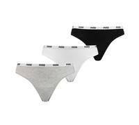 String Puma String noir blanc gris femme (3 unités) - L