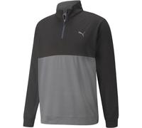 Puma Gamer Colorblock Quarter-Zip Fleece Blk-Quiet Sh XL Male