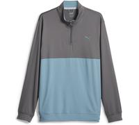 Puma Gamer Colorblock Quarter-Zip Fleece Slatesky/Blu M Male