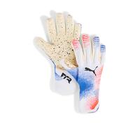 PUMA Gants de gardien de but de football FUTURE Ultimate NC, Accessoires, Blanc/Glowing Rouge/Ultra Bleu, 8.5 8.5