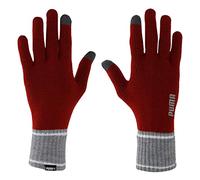 PUMA Knit Gloves Gants, Rouge Intense, L-XL Mixte