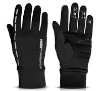 PUMA Gants Homme Hiver - Écran Tactile - Antidérapant - Gants de Sport, de Travail, Chauds - Cadeaux pour Hommes - Noir - XL