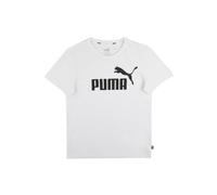 PUMA Garçon Ess Logo Tee B T Shirt, Blanc, 10 ans EU