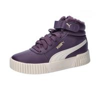 PUMA Garçon Fille Carina 2.0 Mid WTR PS Sneaker, Midnight Plum-Alpine Snow Gold, 28 EU