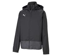 PUMA Garçon Teamgoal 23 Training Rain Jacket Jr Veste Imperm able, Puma Black-Asphalt, 140 EU