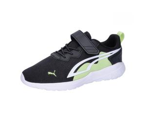 PUMA Garçon Unisex Kinder All-Day Active AC+ PS Sneaker, Black White-Cool Cucumber, 29 EU