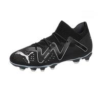 PUMA Garçon Unisex Kinder Future Pro FG/AG JR Chaussure de Football, Black Silver, 28 EU
