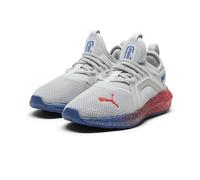 PUMA Garçon Unisex Kinder Softride Enzo Alternative Closure Basket, Gris Clair Tendance Blazing Blue for All Time Red, 30 EU