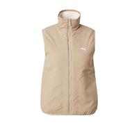 PUMA Gilet beige foncé / blanc, Taille XS