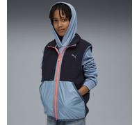 PUMA Gilet hybride en sherpa Enfant et Adolescent, Vêtements, Bleu, 7-8Y 7-8Y