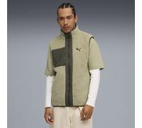 PUMA Gilet hybride réversible en sherpa Homme, Vêtements, Lux Army, M M