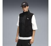PUMA Gilet hybride réversible en sherpa Homme, Vêtements, Noir, S S