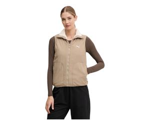 Puma - Gilet hybride sherpa réversible - Femme - Sport - Beige - Taille: 38 FR