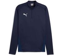 Puma Haut d'entraînement GOAL Training zippé 1/4 S bleu marine/blanc