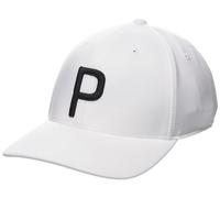 Puma Golf Casquette P pour Homme, Blanc Glow-Puma Noir, Taille Unique