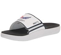 PUMA GOLF Chaussures de golf Gs-softride Slide Volition pour homme, Puma White-puma Navy-ski Patrol-Feather Grey, 37 EU