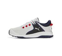 PUMA GOLF Fusion Grip Extra Large pour homme, Puma White-Puma Argent-Puma Navy, 41.5 EU