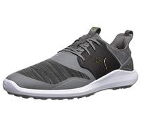 PUMA GOLF Homme Ignite Nxt Lace Chaussure de Golf, Quiet Shade Puma Team Gold Puma Black, 39 EU