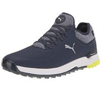 PUMA GOLF Homme Proadapt Alphacat Chaussure de Golf, Peacoat Puma Silver Safety Yellow, 42 EU