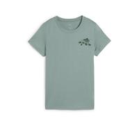 PUMA Graphics Train Concept Tee W, T-Shirts Mixte, Green Moon,