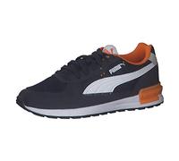 PUMA Graviton Jr Basket, Peacoat White-Gray Violet-Vibrant Orange, 36 EU Mixte Enfant