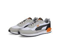 PUMA Graviton Mega Baskets Unisexes, Puma White Dark Shadow Puma Noir/Orange/Gris/Violet, 39 EU