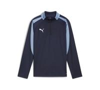 PUMA Haut à 1/4 zip individualLIGA Enfant et Adolescent, Vêtements, Navy/Blanc/Zen Bleu, 11-12Y 11-12Y