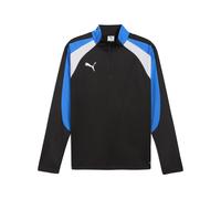 PUMA Haut à 1/4 zip individualLIGA Homme, Sport, Noir/Blanc/Ultra Bleu, XL XL