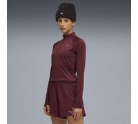 PUMA Haut à 1/4 zip RUN VELOCITY CLOUDSPUN Femme, Ruby Shimmer/Heather, XXL XXL