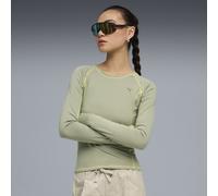 PUMA Haut ajusté à manches longues YONA Femme, Vêtements, Vert, XS XS